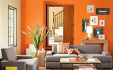 Lưu ý khi sử dụng màu da cam trong trang trí nội thất